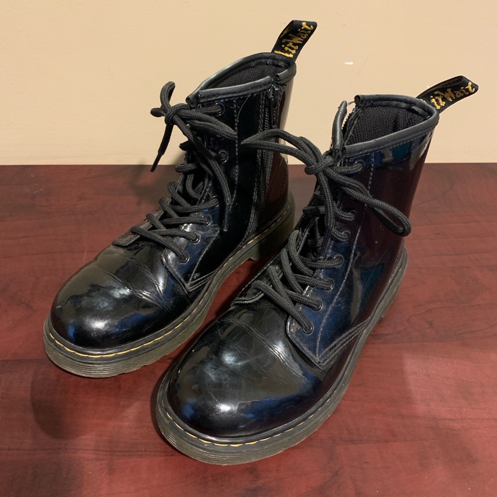 Dr. Martens 1460 Patent Lamper Boots Youth US 3 / EU 34 Black